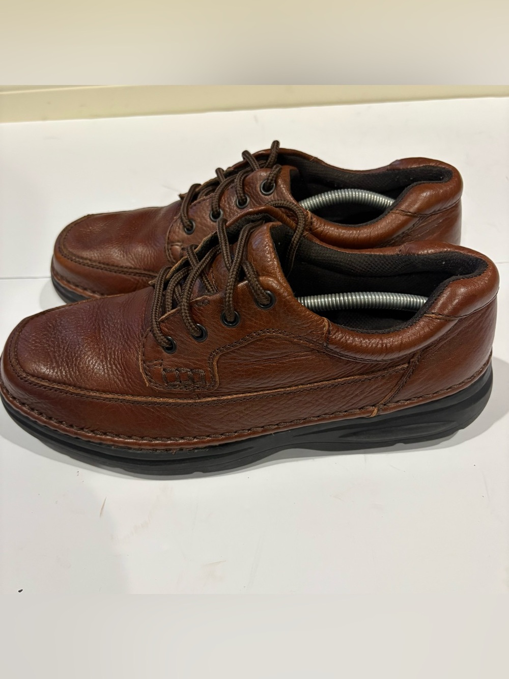 Nunn Bush Men’s 11.5 M Brown Genuine Leather Comfort Gel Oxford Shoes 83890 - Picture 6 of 11